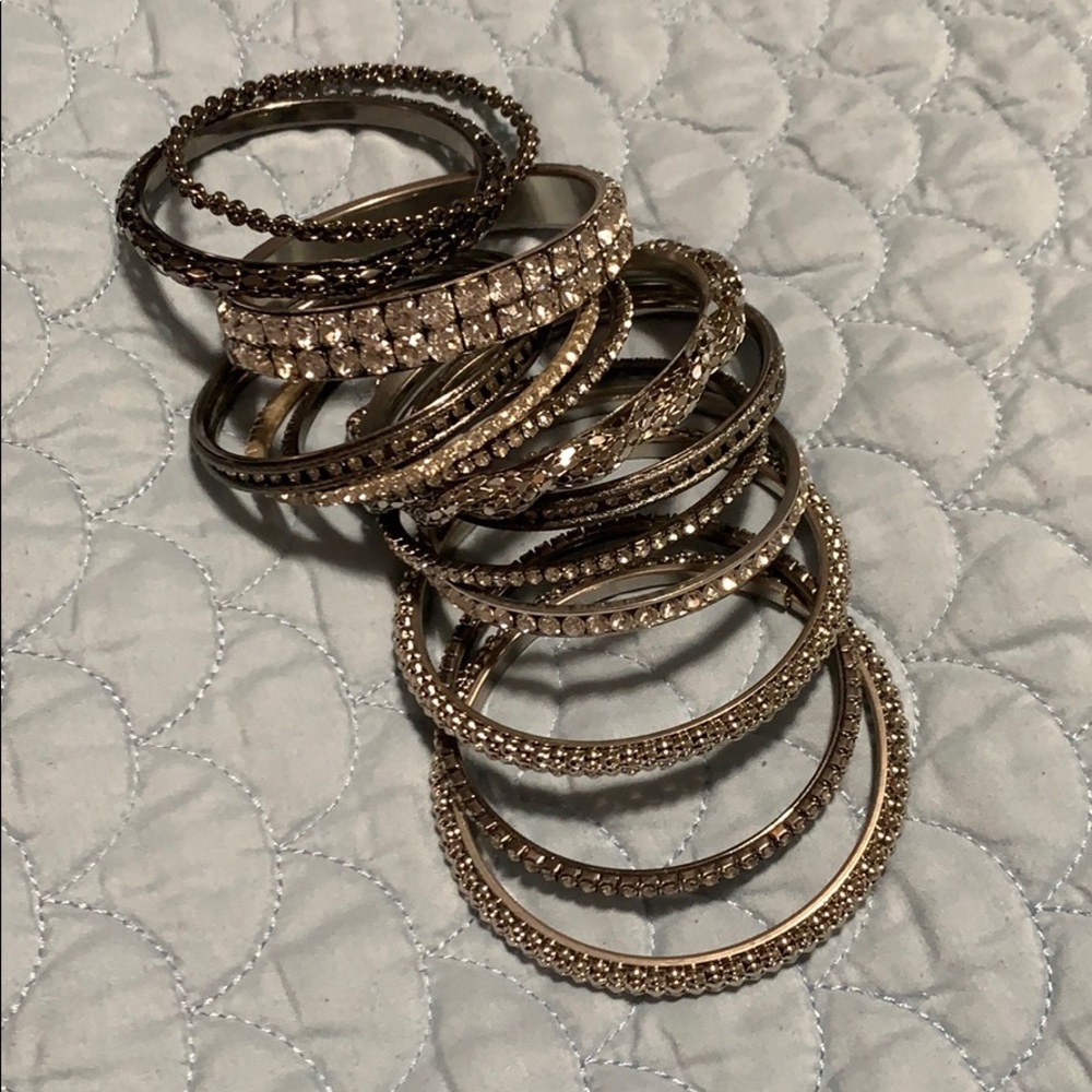 13 Bangles with Rhinestones ...